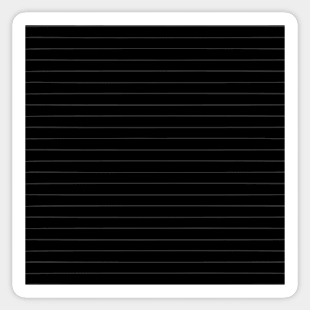 Solid black stripes Sticker by Bluewave21